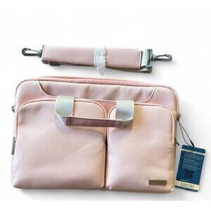 Lacdo 360° Protective Laptop Shoulder Bag Sleeve Case for 13" Laptops Macbooks